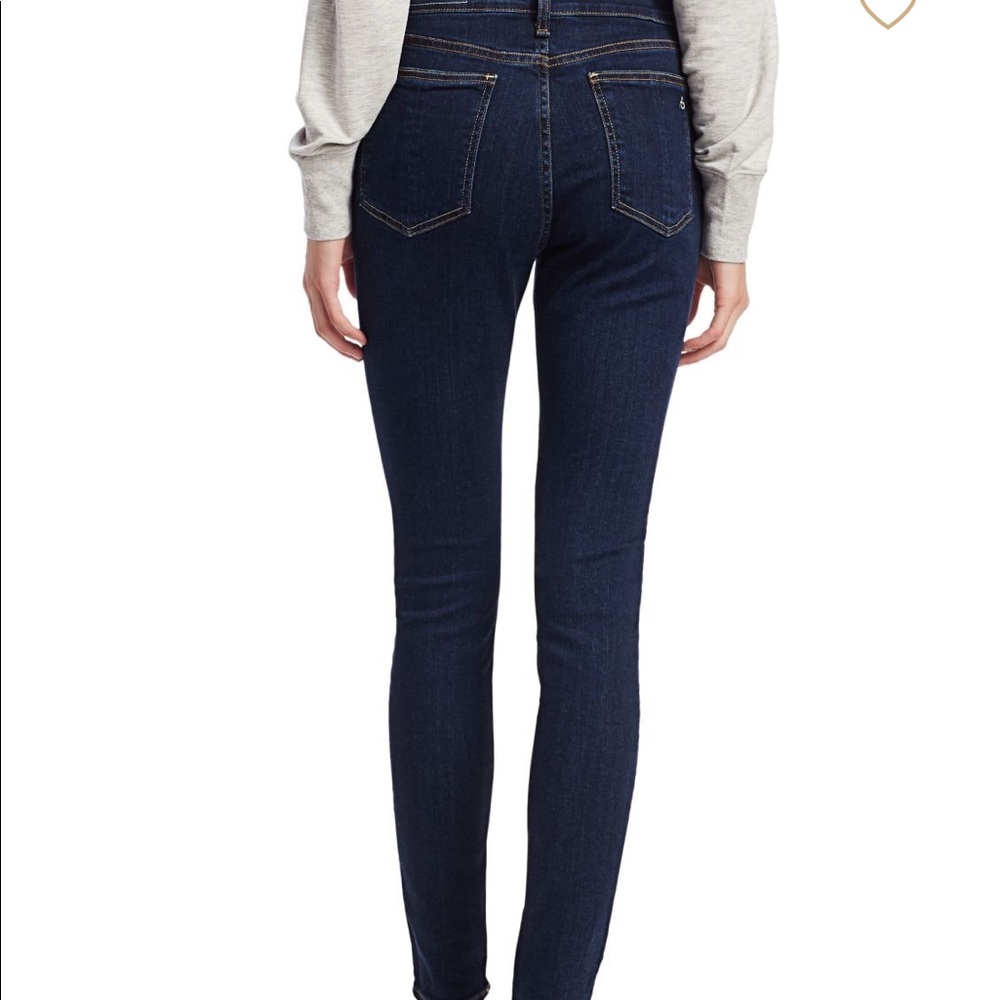 Rag and bone high rise skinny jeans. Size 28